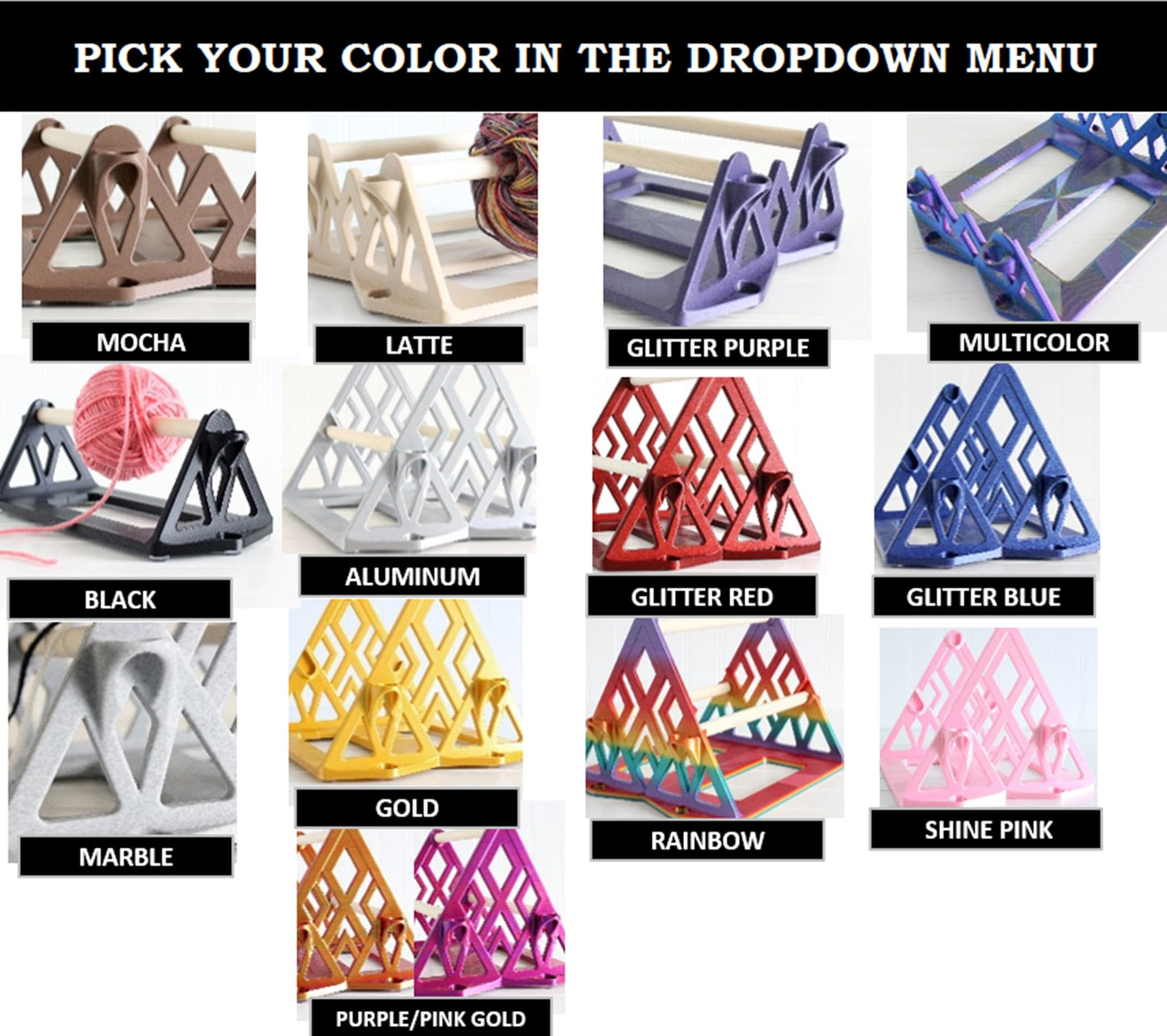 Yarn Holder - Yarn Spinner - Knitting Crochet - Mother s Day Gifts - Gift Ideas for Mom