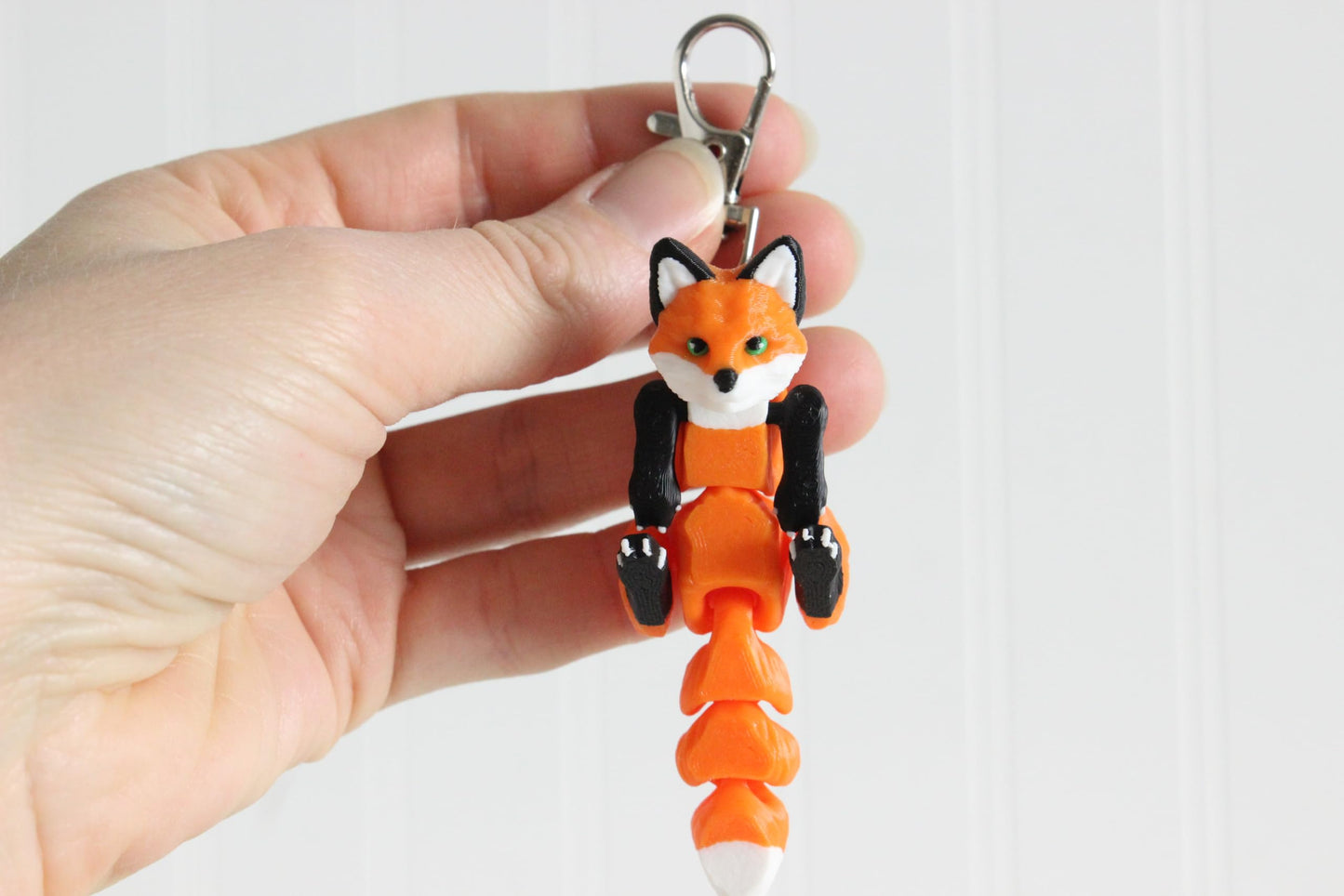 Fox Keychain - Keychain for Car Keys, Backpacks, and Purses