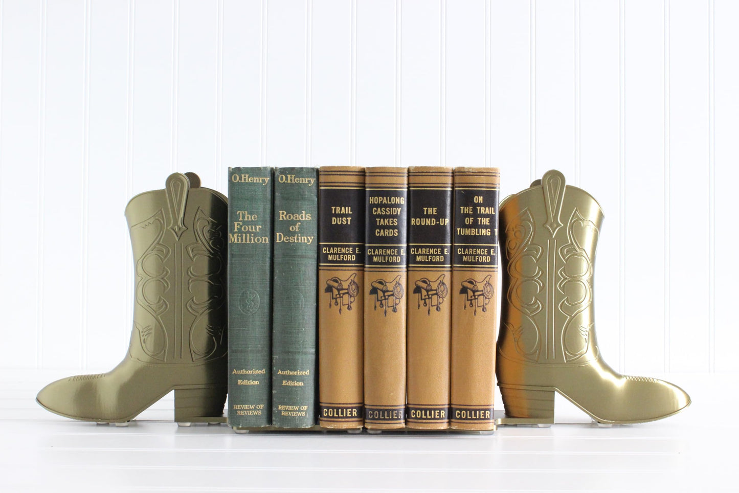 Cowboy Boot Bookend, Country Western Home Decor, Cowgirl Bookshelf Decor